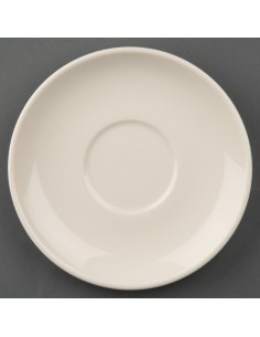 Soucoupes empilables Olympia Ivory - lot de 12