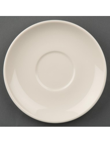 Soucoupes empilables Olympia Ivory - lot de 12