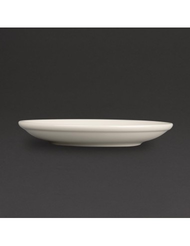 Soucoupes empilables Olympia Ivory - lot de 12