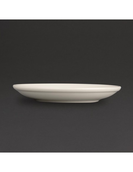 Soucoupes empilables Olympia Ivory - lot de 12