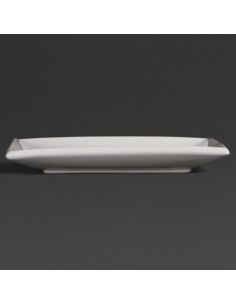 Assiettes carrées blanches Olympia 180 mm - lot de 12 2