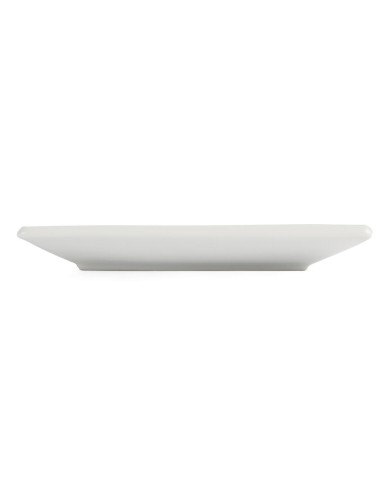 Assiettes carrées blanches Olympia 180 mm - lot de 12