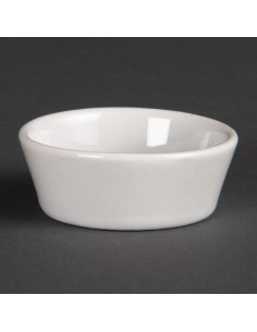 Bols inclinés Olympia Whiteware 50 mm - lot de 12