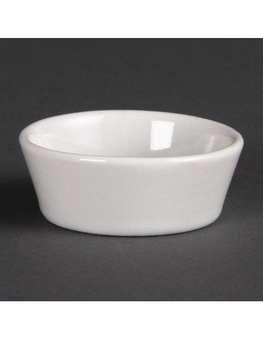 Bols inclinés Olympia Whiteware 50 mm - lot de 12
