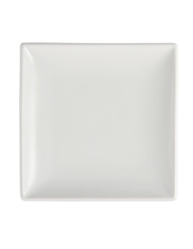 Assiettes carrées blanches Olympia 140 mm - lot de 12