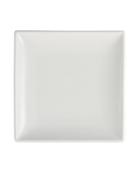 Assiettes carrées blanches Olympia 140 mm - lot de 12