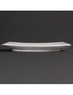 Assiettes carrées Olympia Whiteware 240 mm - lot de 12 2