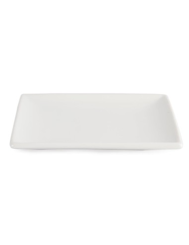 Assiettes carrées blanches Olympia 140 mm - lot de 12