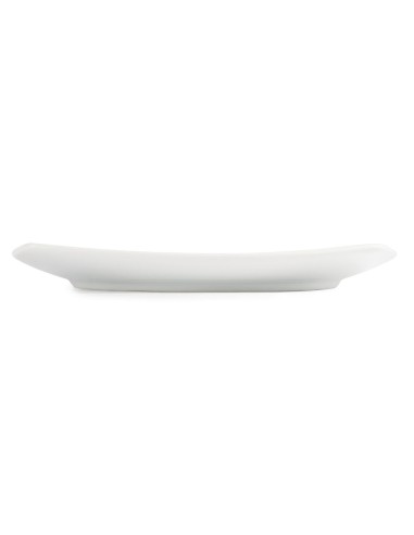 Assiettes carrées Olympia Whiteware 240 mm - lot de 12