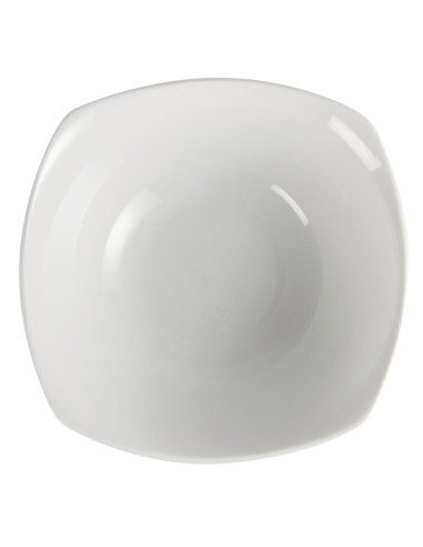 Bols carrés Olympia Whiteware 220 mm - lot de 12