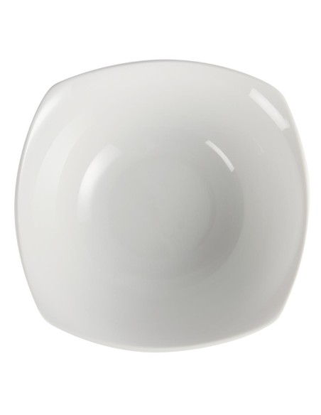 Bols carrés Olympia Whiteware 220 mm - lot de 12