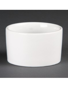 Ramequins contemporains Olympia Whiteware 90mm - lot de 12