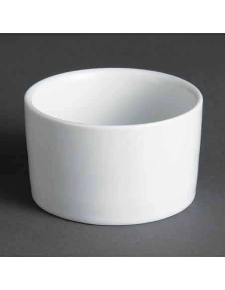 Ramequins blancs 70 mm Olympia - lot de 12