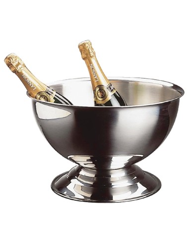 Seau à champagne APS 13,5 L - Inox élégant