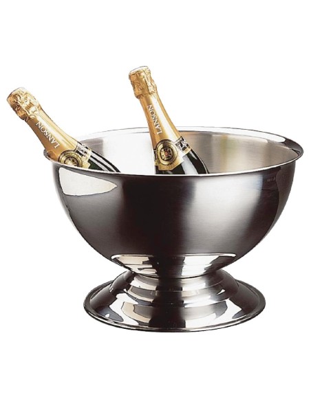 Seau à champagne APS 13,5 L - Inox élégant