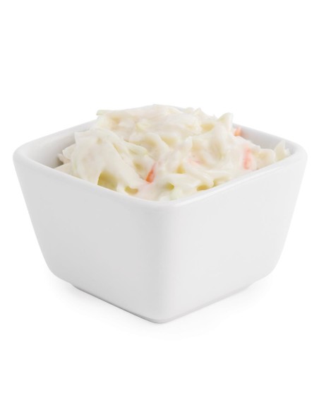 Minis plats carrés hauts Olympia Whiteware 75 mm - lot de 12