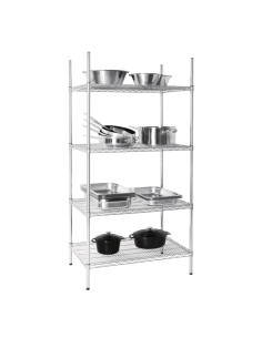 Étagère en kit 4 niveaux Vogue 915 x 610 mm - 160 kg 2