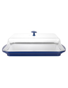 Plateau de présentation réfrigéré APS - 5 pièces bleu 2