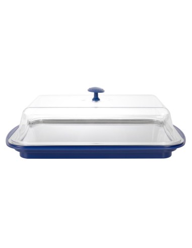 Plateau de présentation réfrigéré APS - 5 pièces bleu