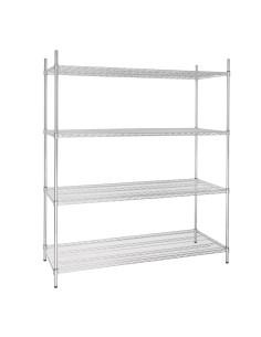 Étagère en kit 4 niveaux Vogue 1525 x 610 mm - 320 kg