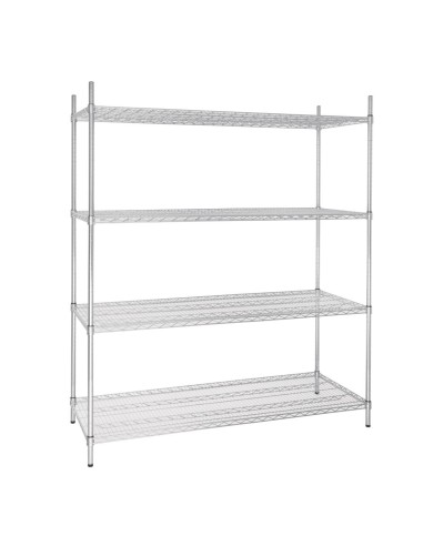 Étagère en kit 4 niveaux Vogue 1525 x 610 mm - 320 kg