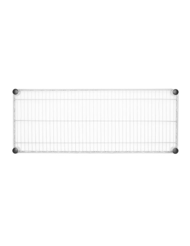 Étagère murale Vogue 1220 mm - acier chromé, 30 kg