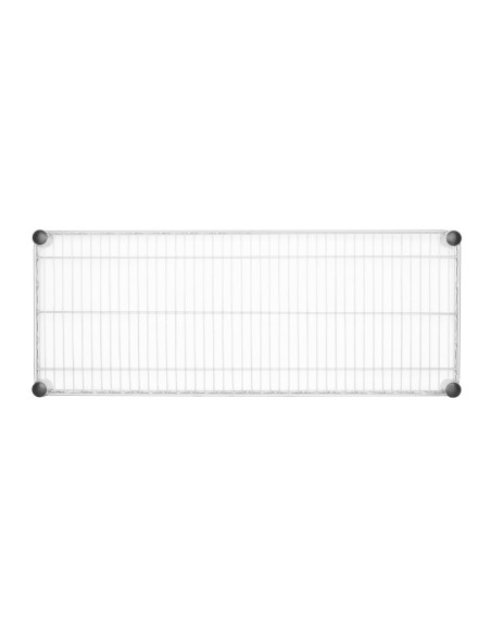 Étagère murale Vogue 1220 mm - acier chromé, 30 kg