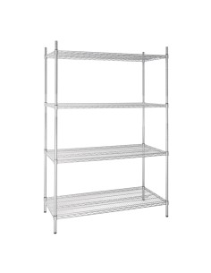Étagère en kit 4 niveaux Vogue 1220 x 610 mm