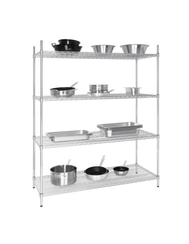 Étagère en kit 4 niveaux Vogue 1525 x 610 mm - 320 kg