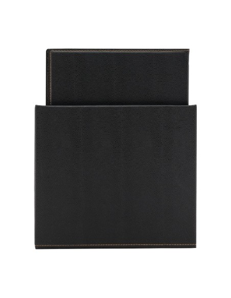 Porte-menus A4 noir Securit - lot de 20 avec boîte