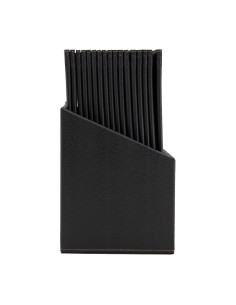 Porte-menus A4 noir Securit - lot de 20 avec boîte 2