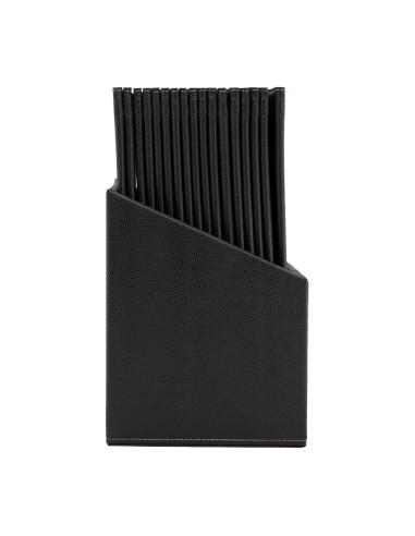 Porte-menus A4 noir Securit - lot de 20 avec boîte