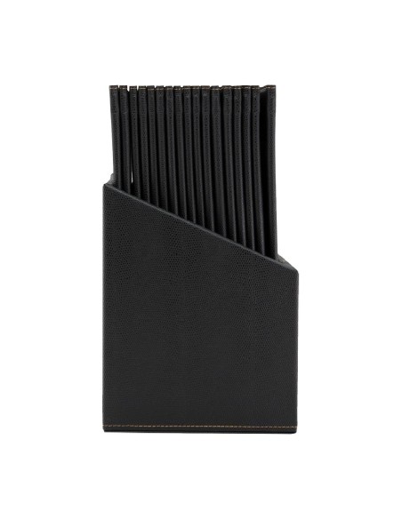 Porte-menus A4 noir Securit - lot de 20 avec boîte
