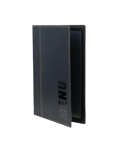 Porte-menus A4 noir Securit - lot de 20 avec boîte
