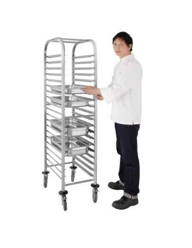 Echelle Gastronorme Vogue - 20 bacs GN 1/1 en inox