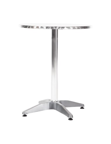 Table bistro ronde Bolero 600mm - inox & aluminium