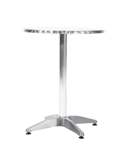 Table bistro ronde Bolero 600mm - inox & aluminium