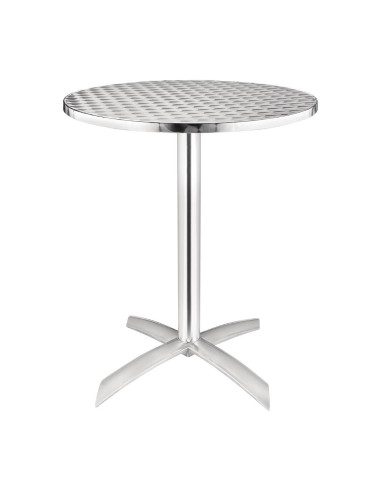 Table à plateau basculant Bolero - inox & aluminium