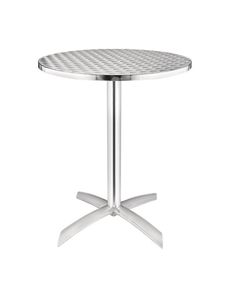 Table à plateau basculant Bolero - inox & aluminium