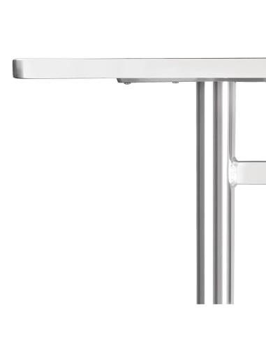 Table Bolero 600mm inox - terrasse et patio