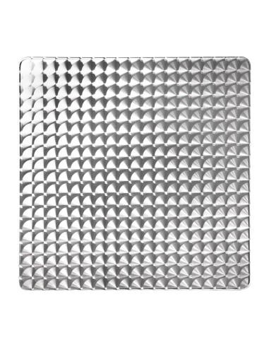 Table carrée empilable Bolero 700mm - inox robuste