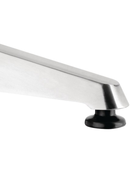 Table bistro carrée Bolero 600mm - inox & aluminium