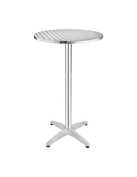 Mange-debout Bolero 600mm - Table haute inox/aluminium