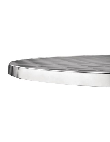 Mange-debout Bolero 600mm - Table haute inox/aluminium