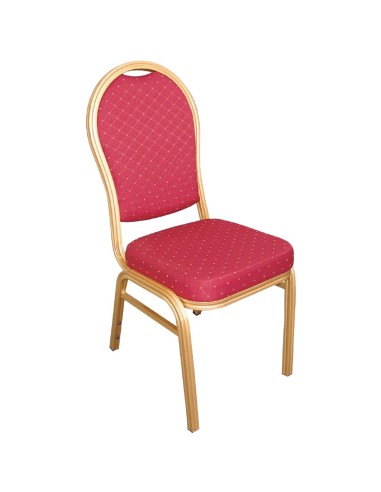 Chaises de banquet Bolero rouge - lot de 4