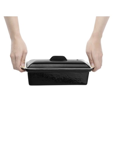 Terrine en fonte Vogue noire 1,3L - 3,1 kg