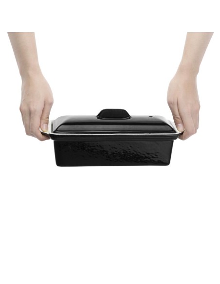 Terrine en fonte Vogue noire 1,3L - 3,1 kg