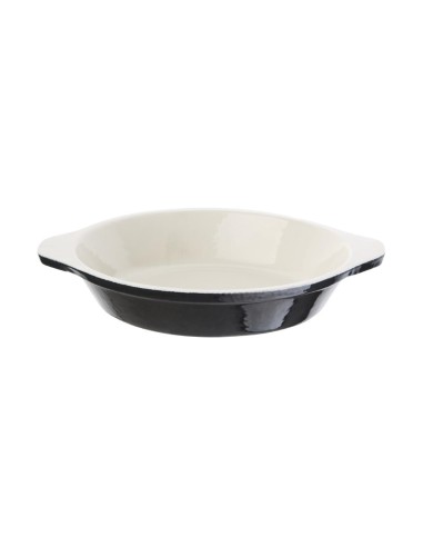 Plat à gratin rond noir Vogue 750 ml - Fonte antiadhésif