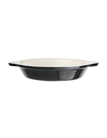 Plat à gratin rond noir Vogue 750 ml - Fonte antiadhésif