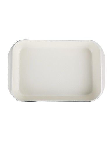 Plat à rôtir en fonte Vogue noir 405x250 mm - 5 L